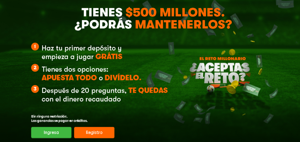 betsson reto millonario